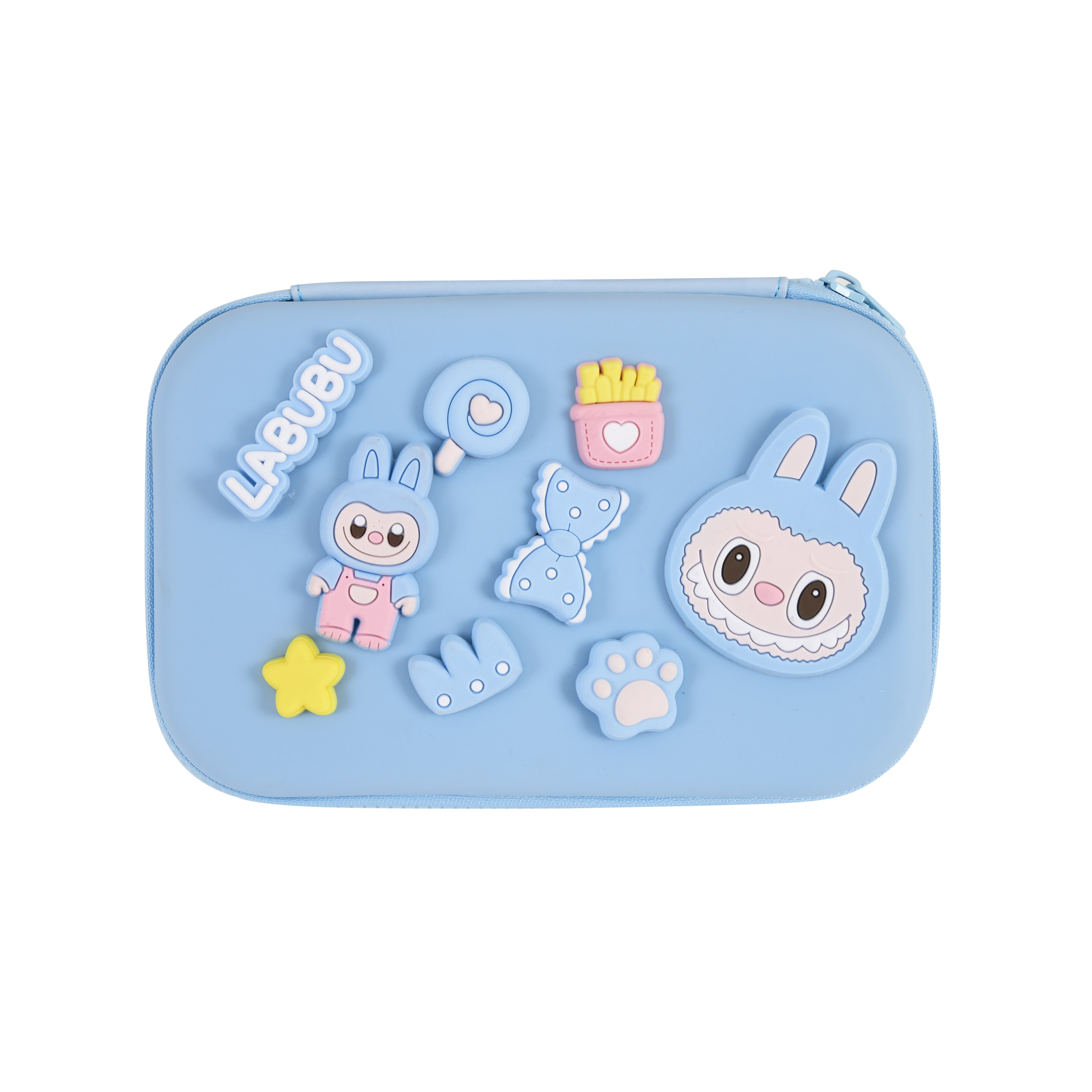 DIY Labubu-Themed Pencil Box-Big Size (Blue)