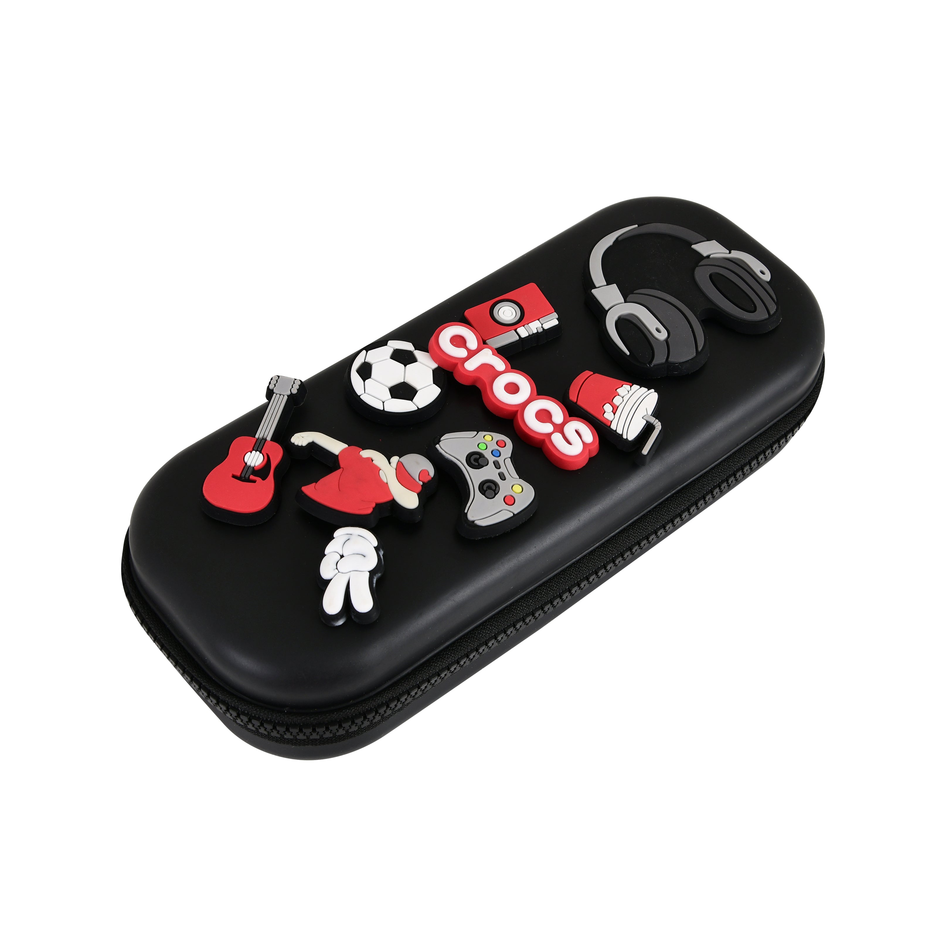 DIY Music & Sports-Themed Pencil Box (Black)