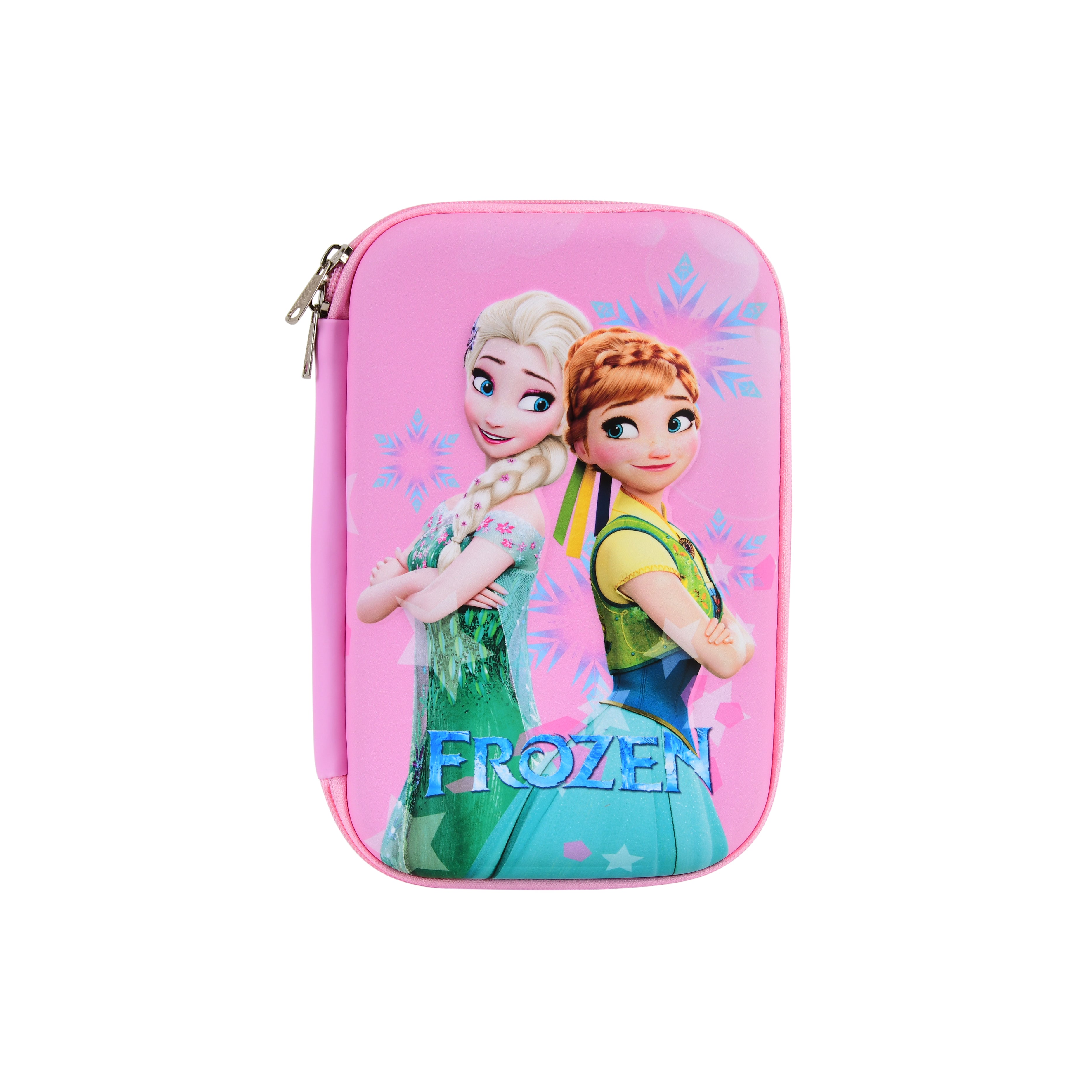 Frozen with this Elsa-Themed Zipper Pencil Case (Pink)