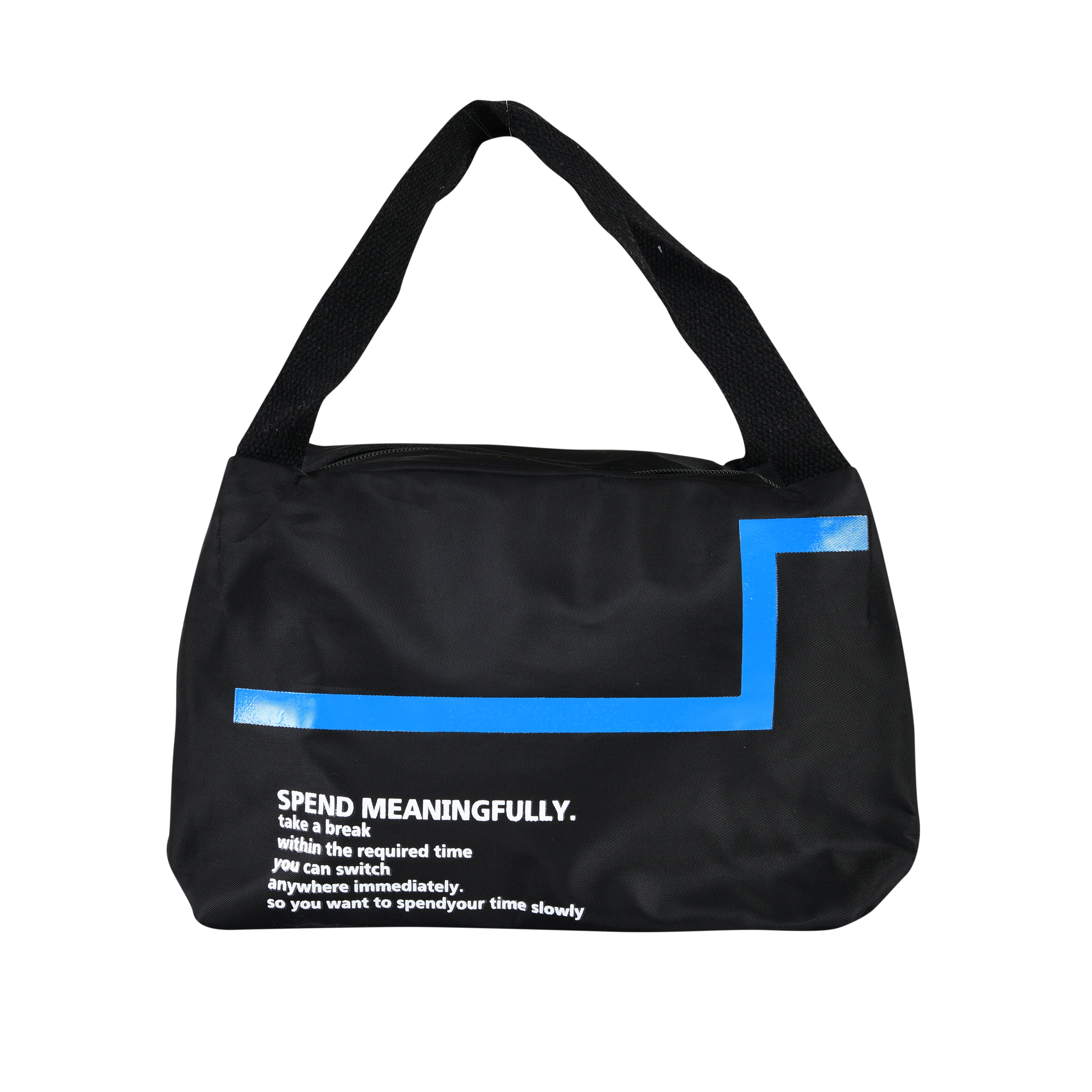 Black Thermal Insulated Lunch Bag