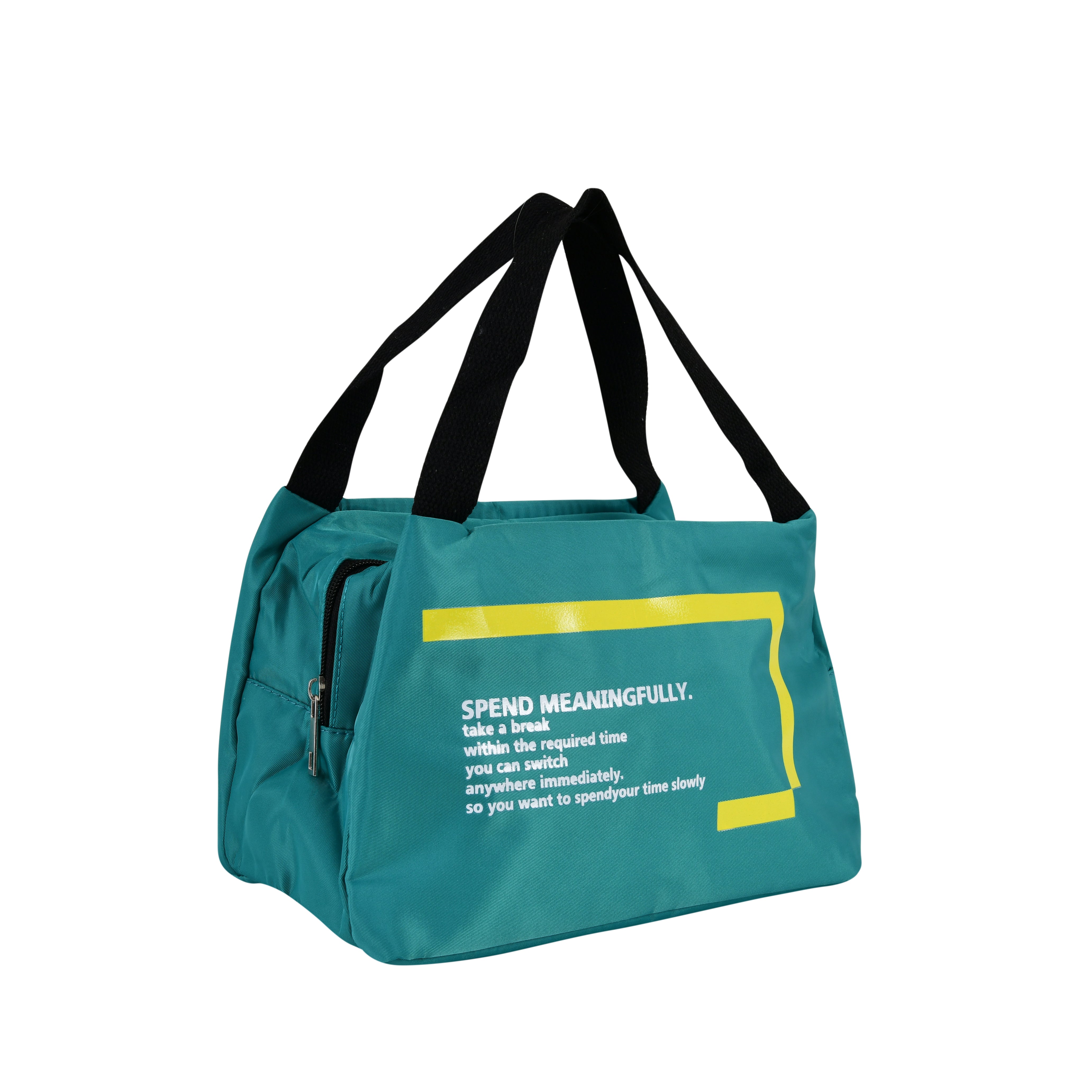Teal Blue Thermal Insulated Lunch Bag