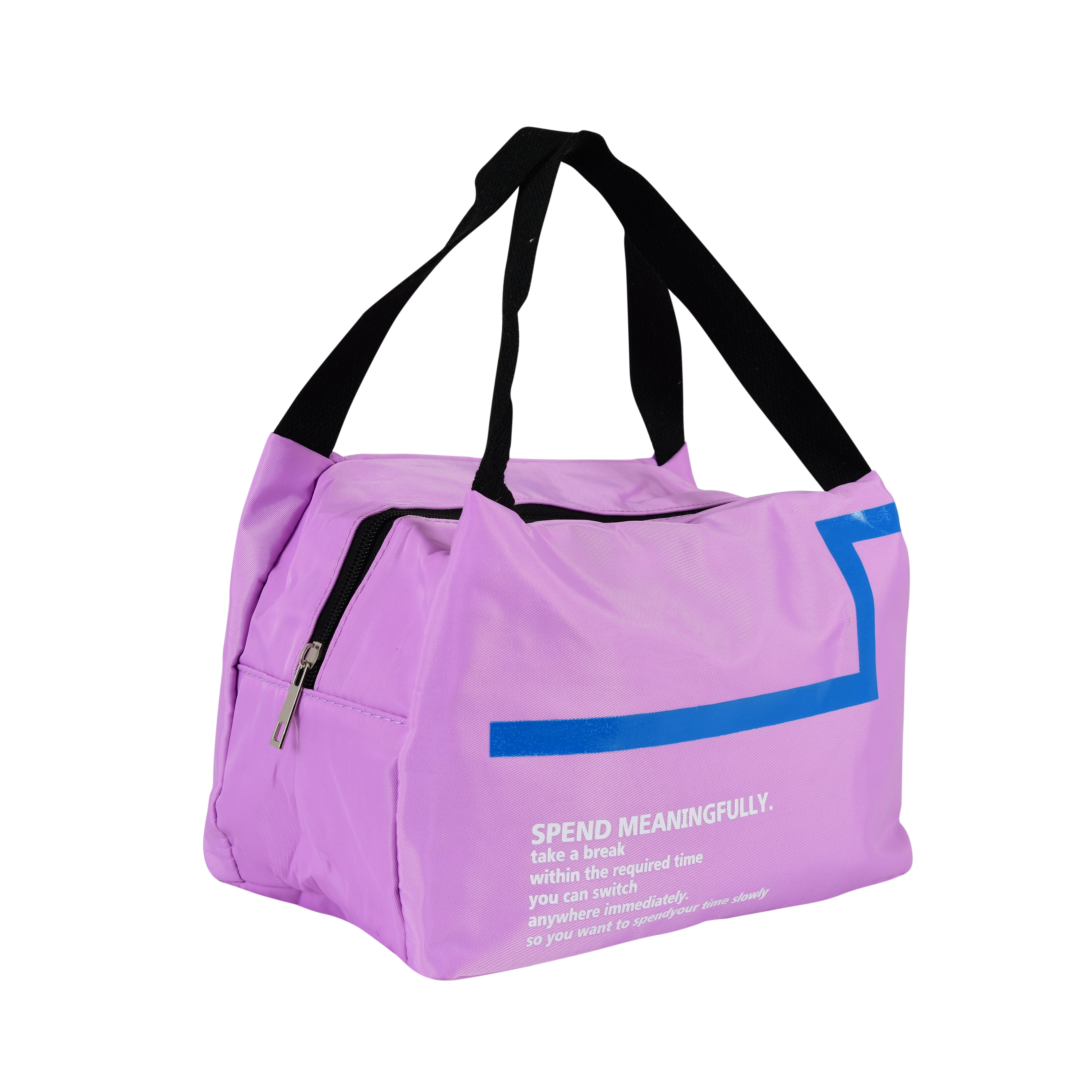 Purple Thermal Insulated Lunch Bag