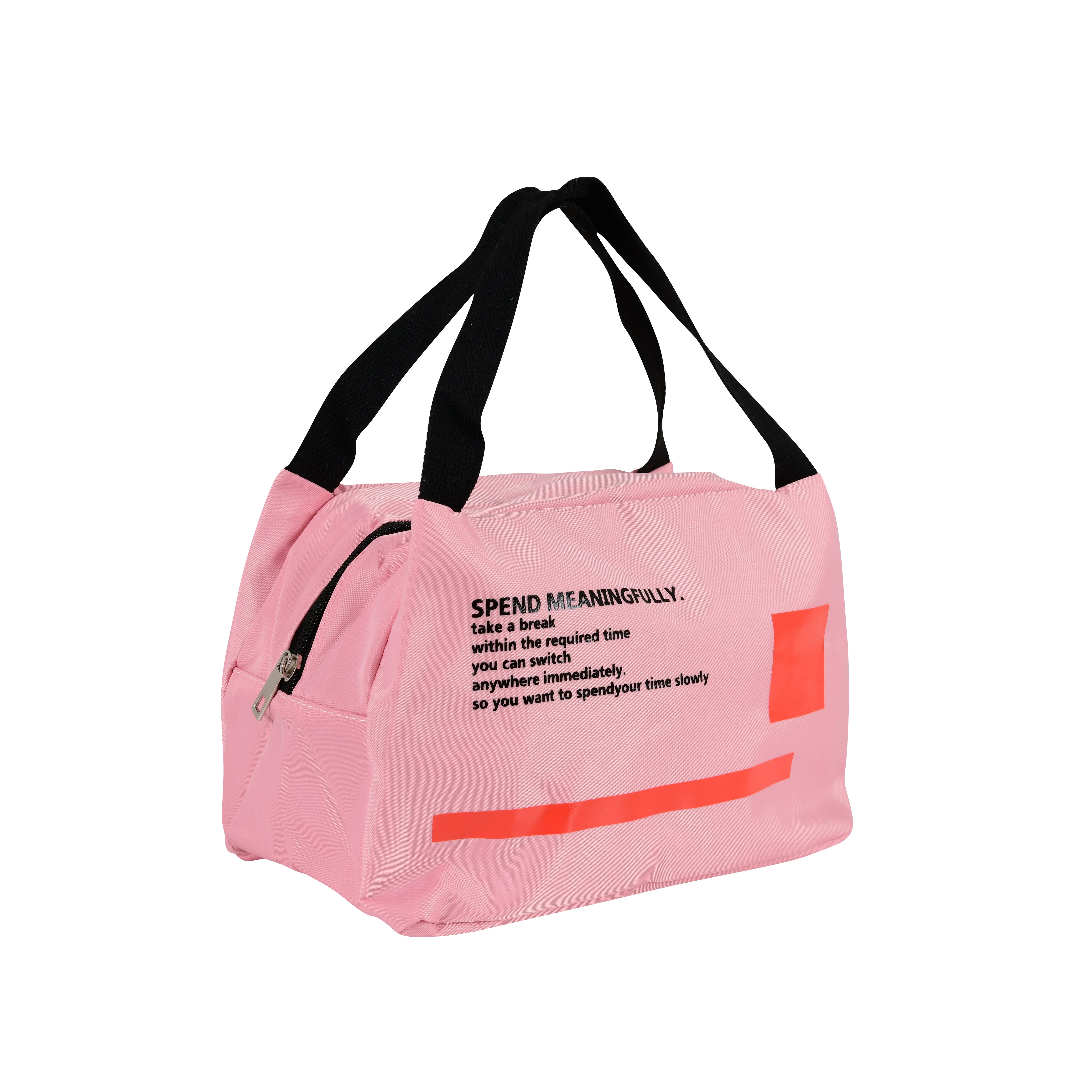Pink Thermal Insulated Lunch Bag