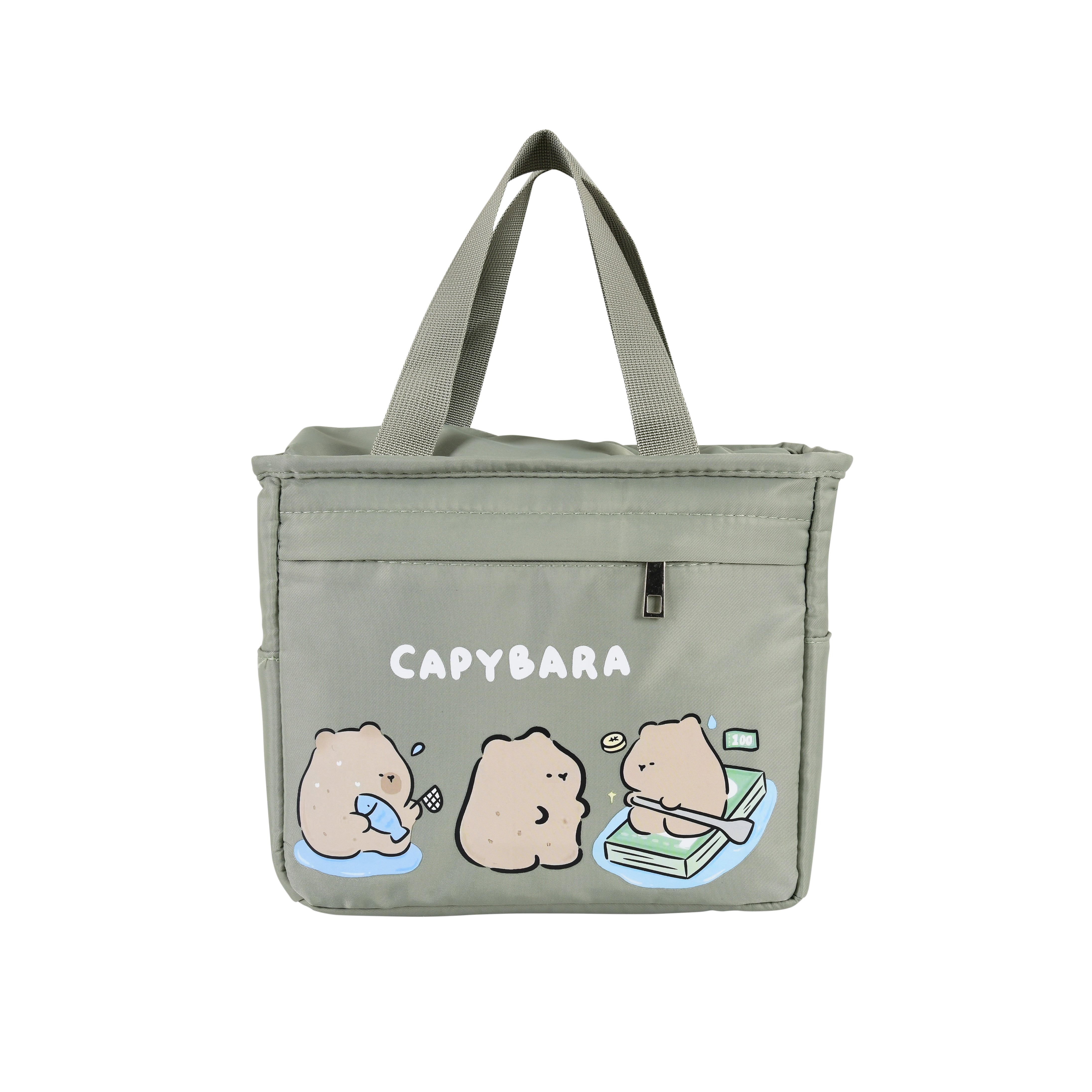 Capybara Lunch BAG (Sage Green)