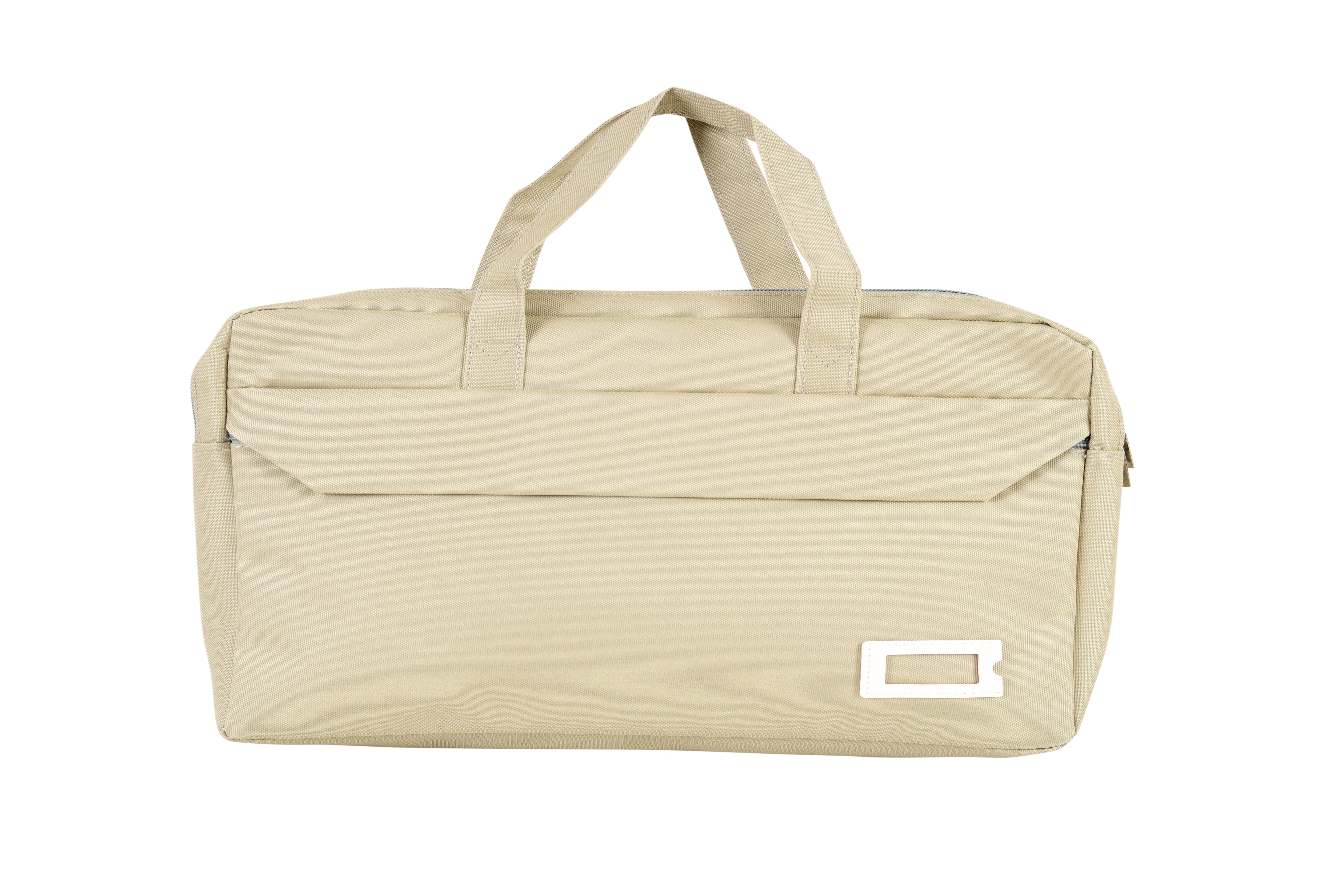Trendy mini Laptop Bag (Beige)