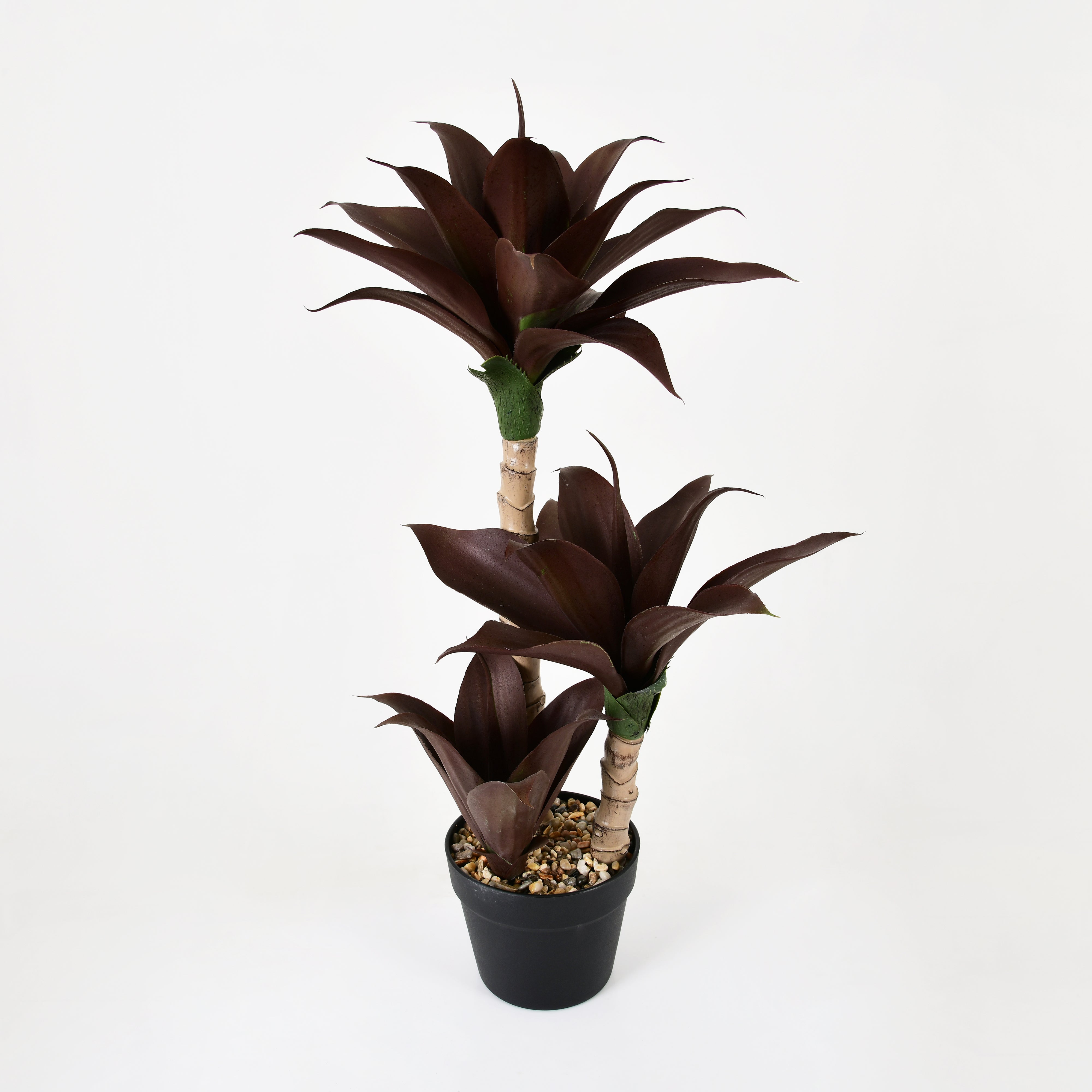 Artificial Planter-Yucca plant (Maroon)