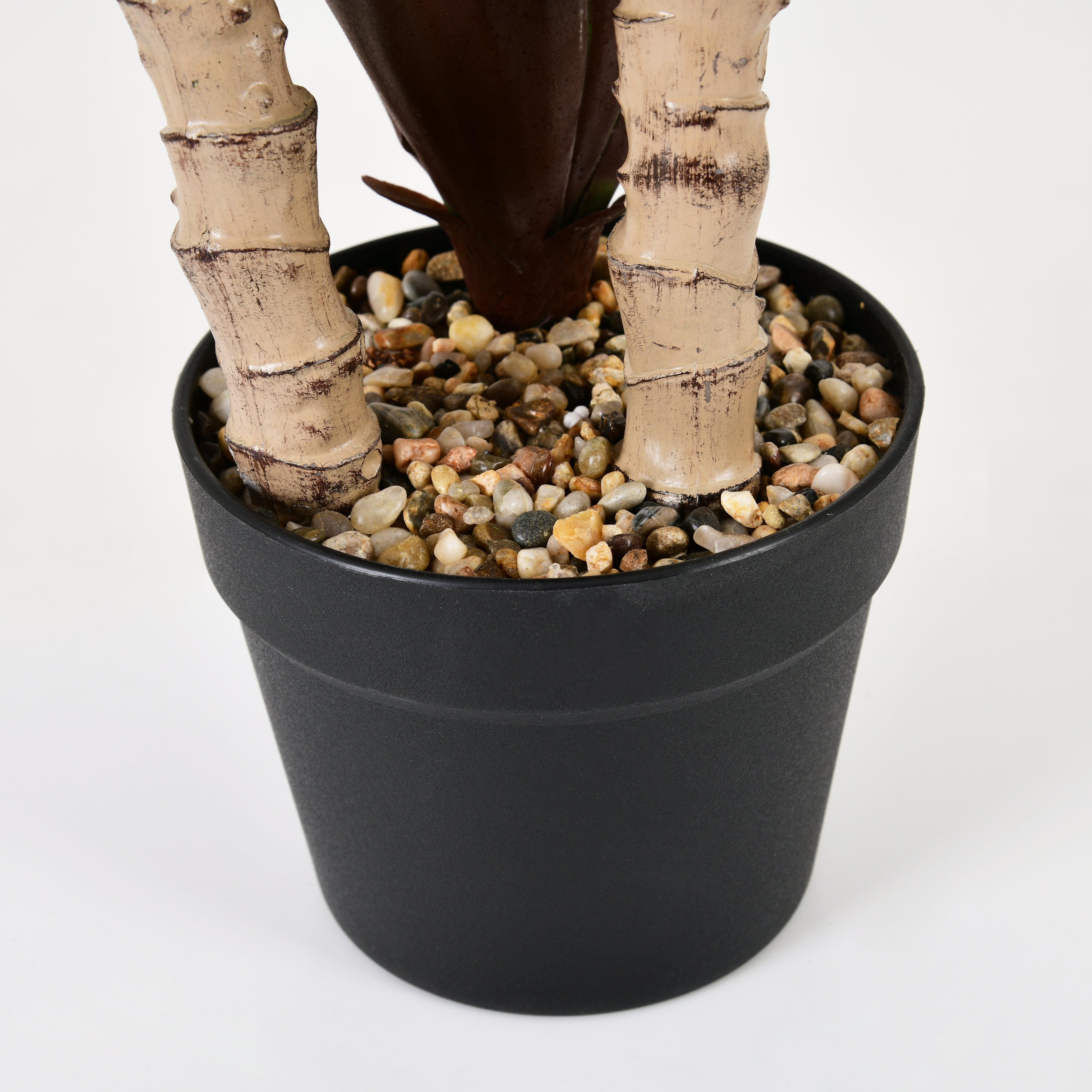 Artificial Planter-Yucca plant (Maroon)