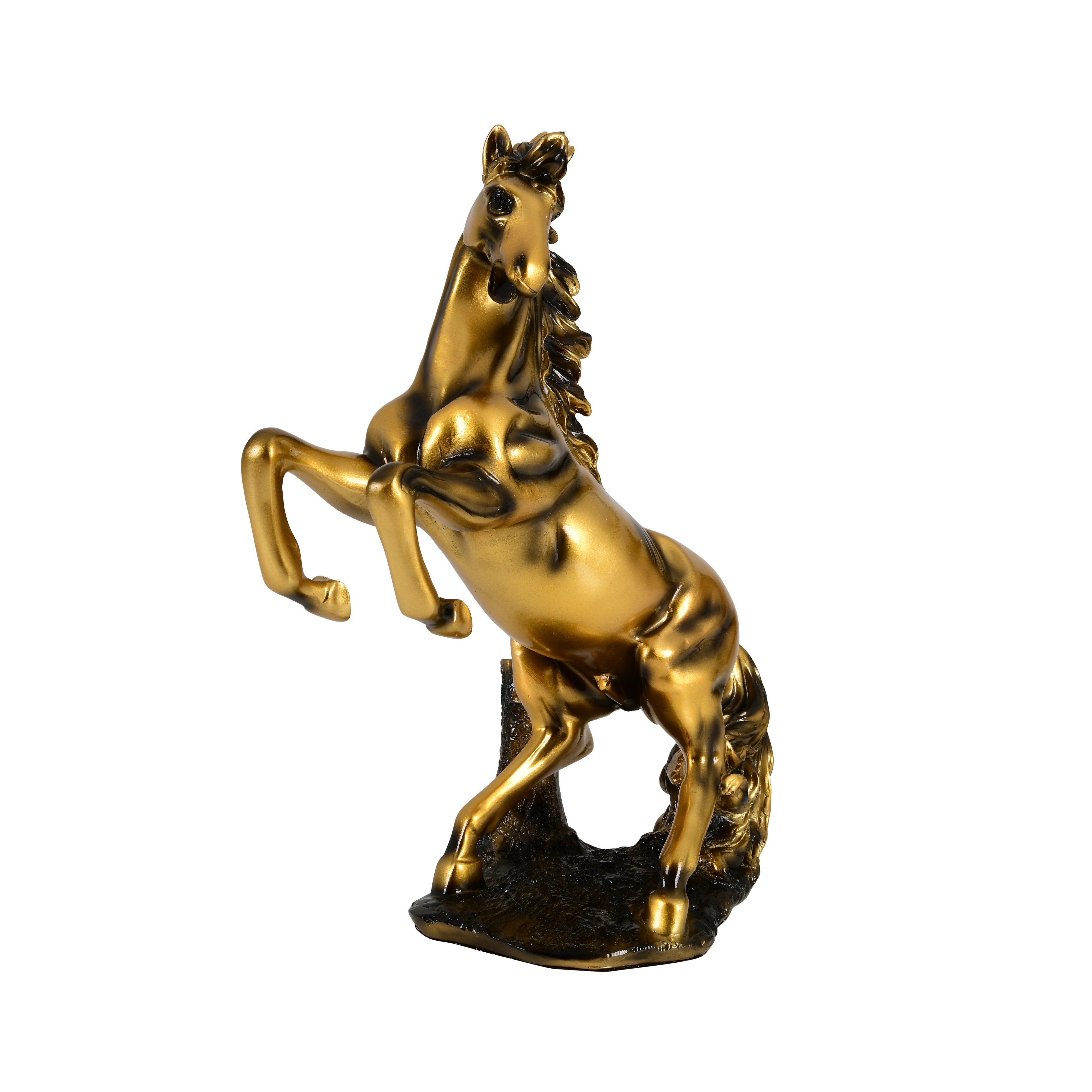 Majestic Golden Horse Figurine