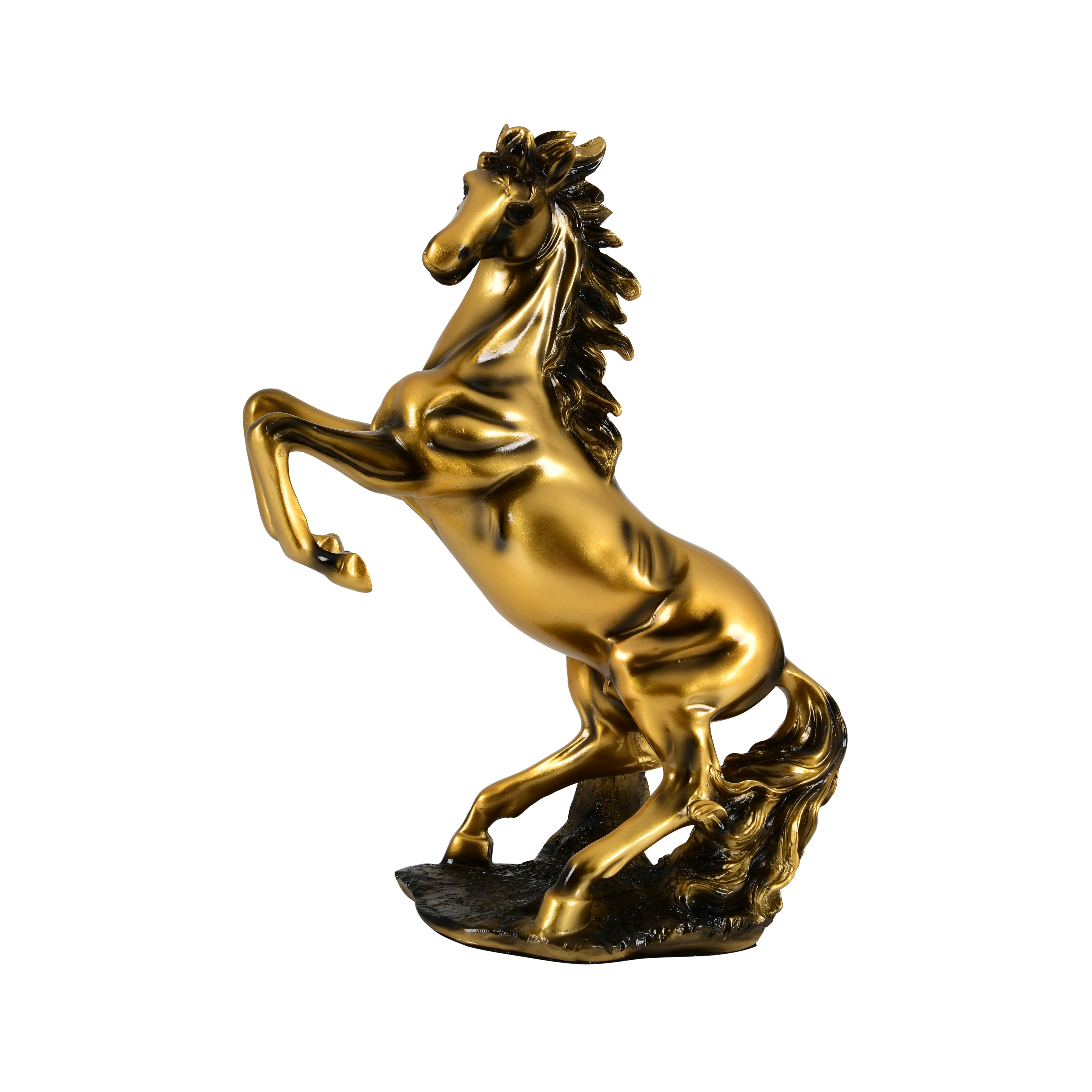Majestic Golden Horse Figurine