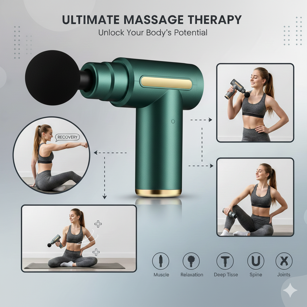 Multipurpose Impact  Massager (Green)