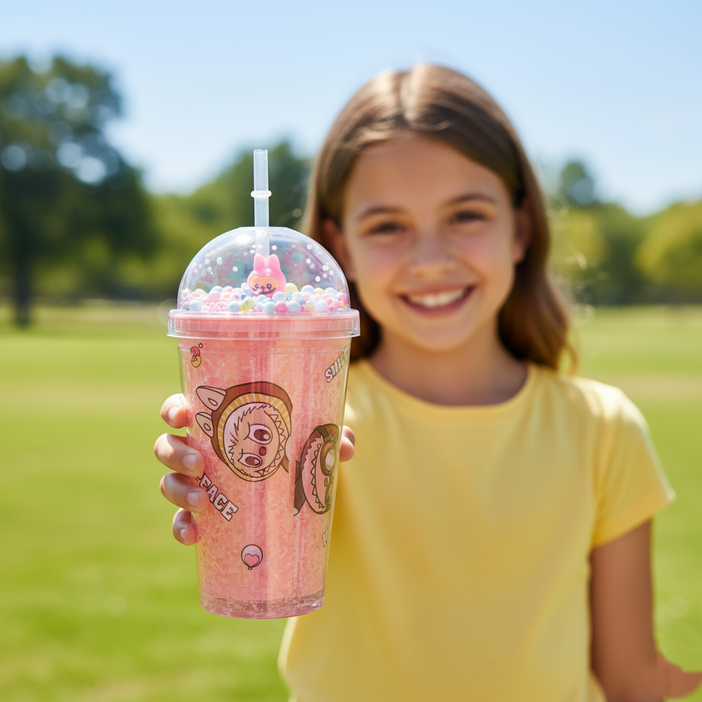 Labubu Tumbler (Pink)