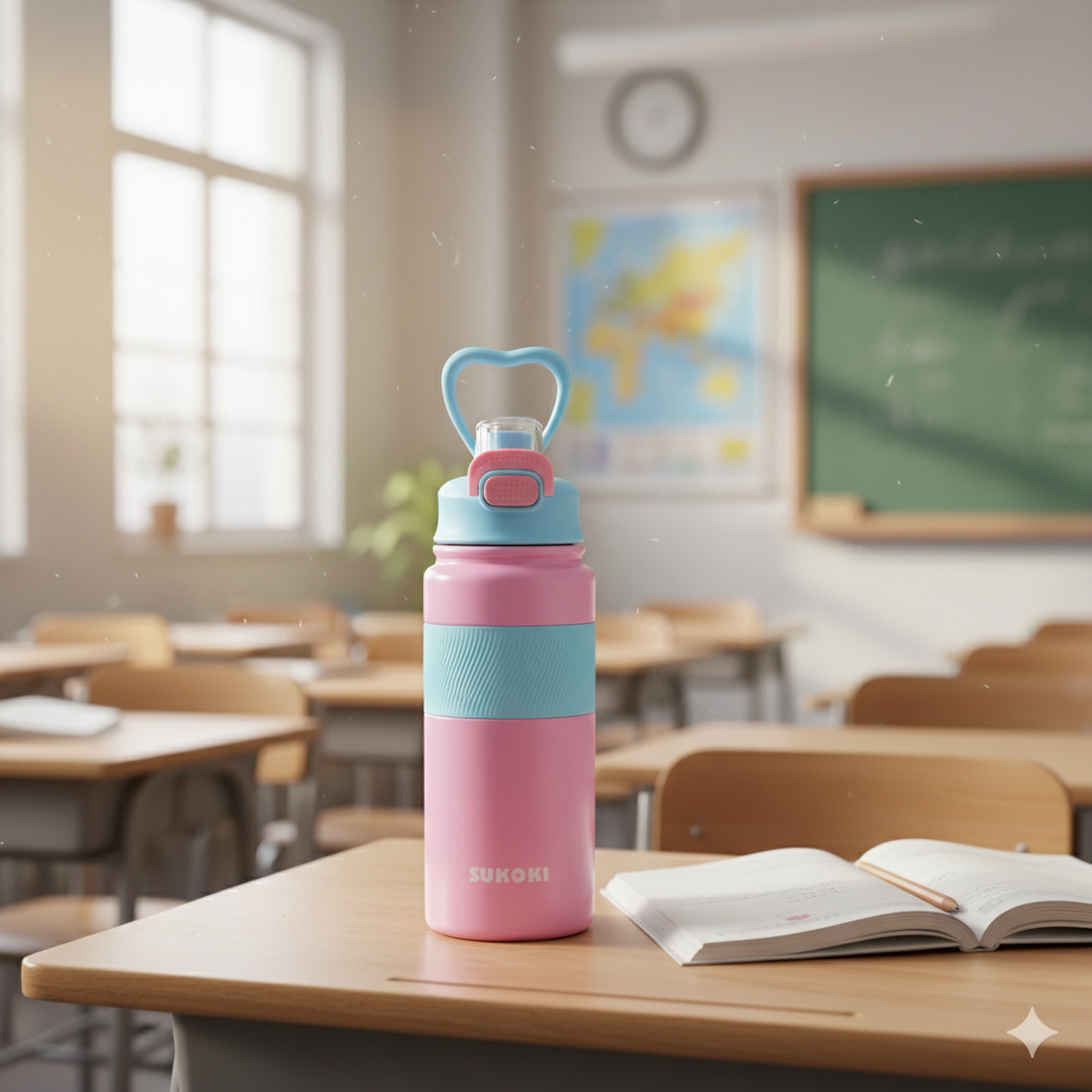 Two Shades Water Bottle (Pink Blue)