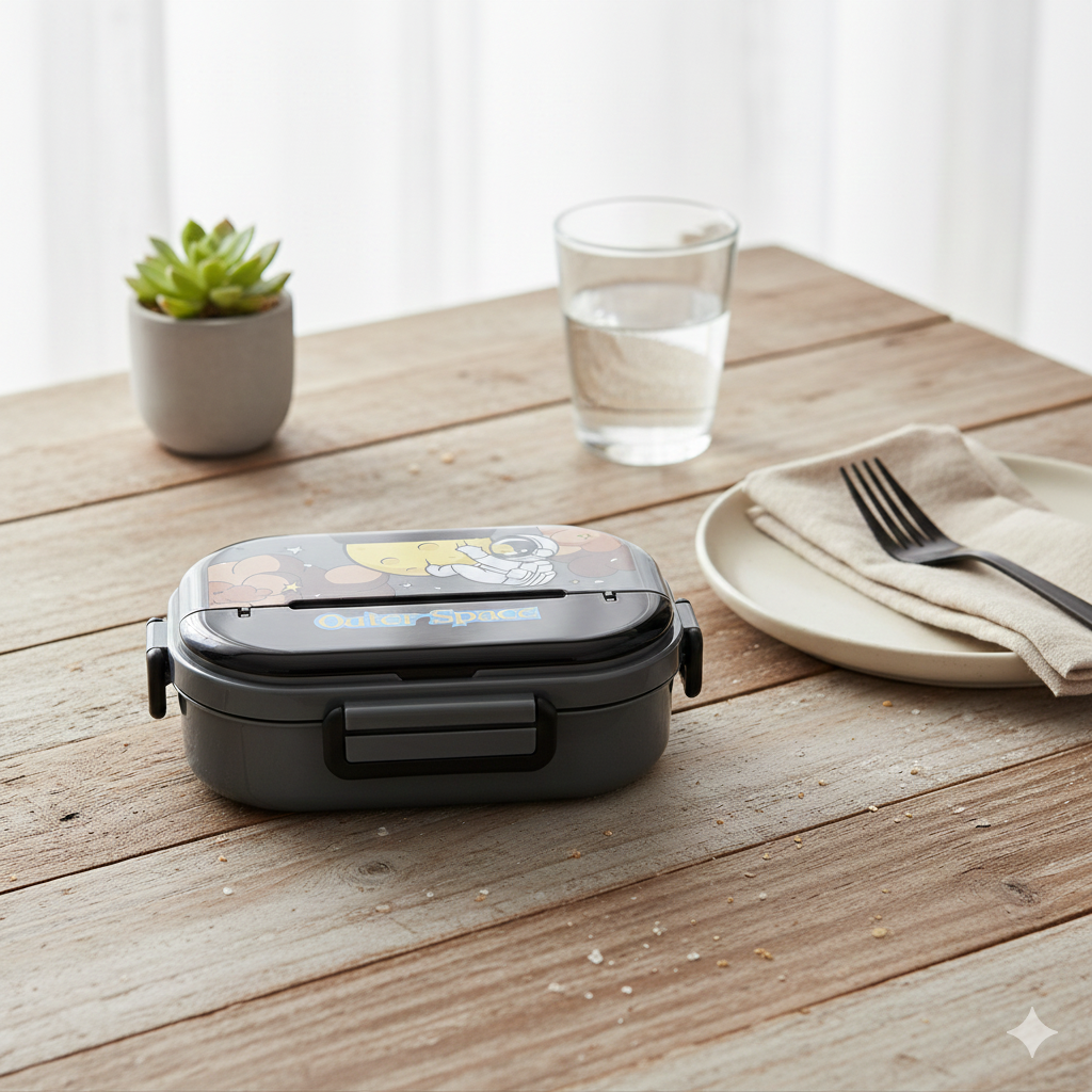 Space Lunch Box (Black)