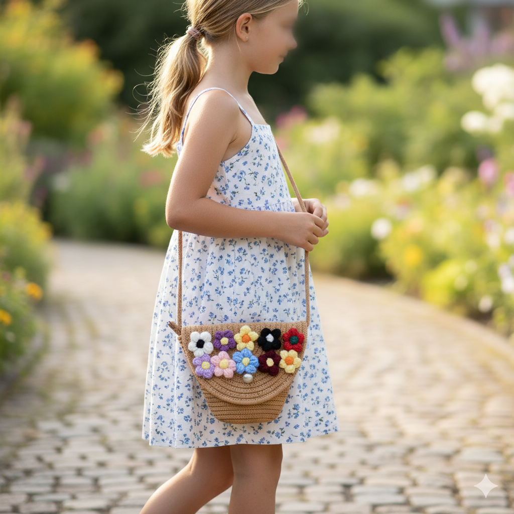 Mini Tote Bag (Brown)