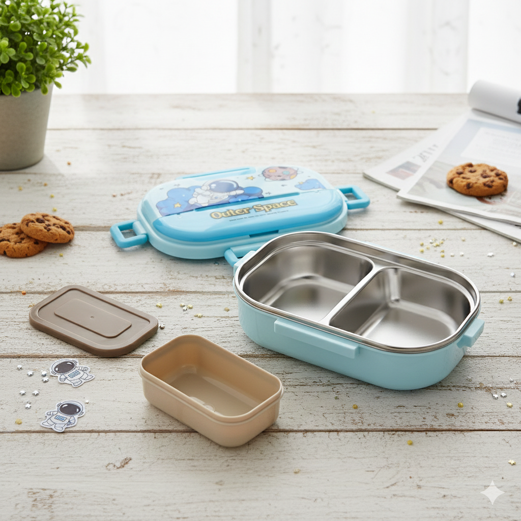 Space Lunch Box (Blue)