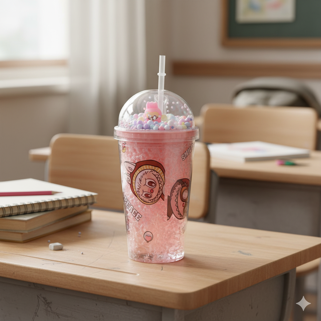 Labubu Tumbler (Pink)
