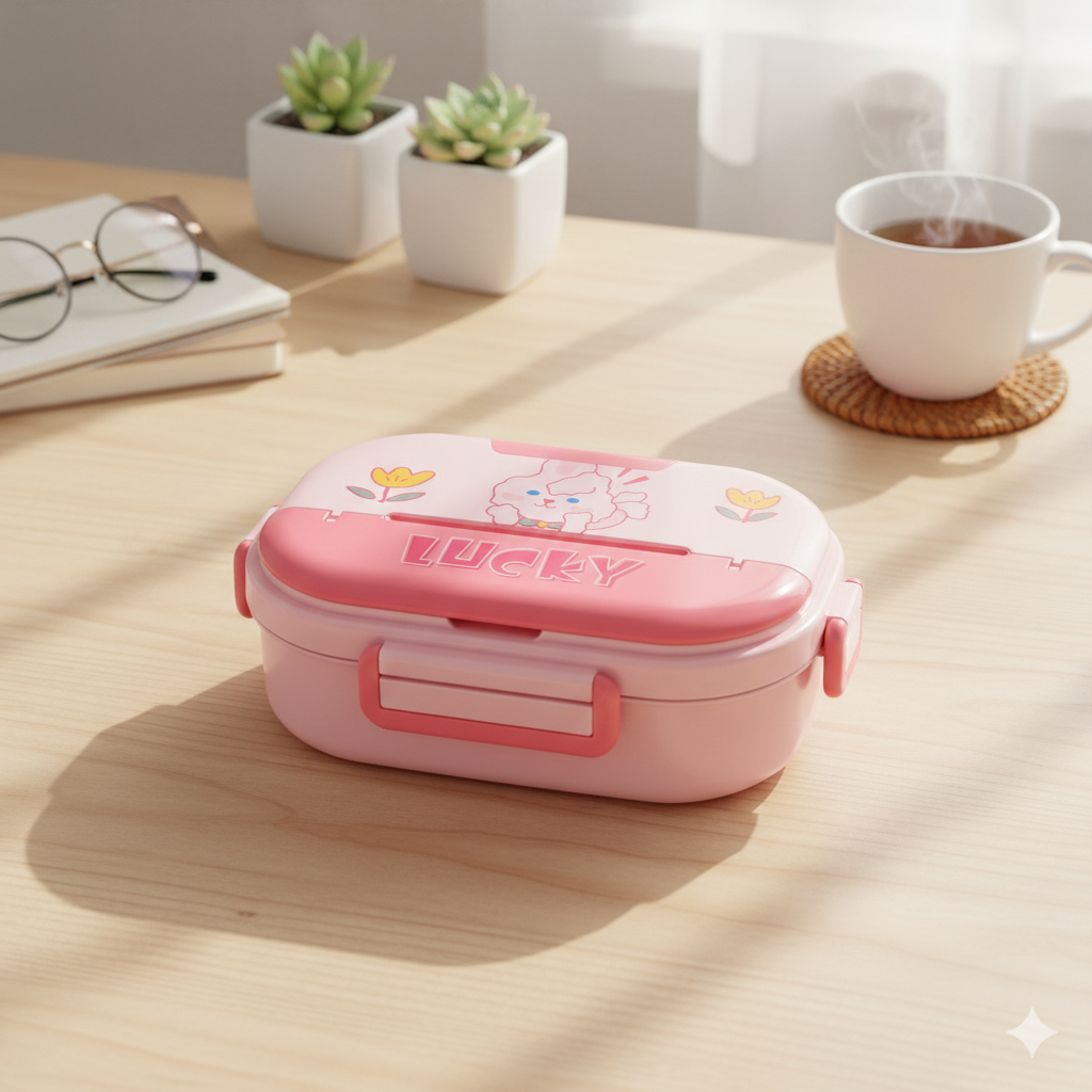 Bunny Lunch Box (Pink)