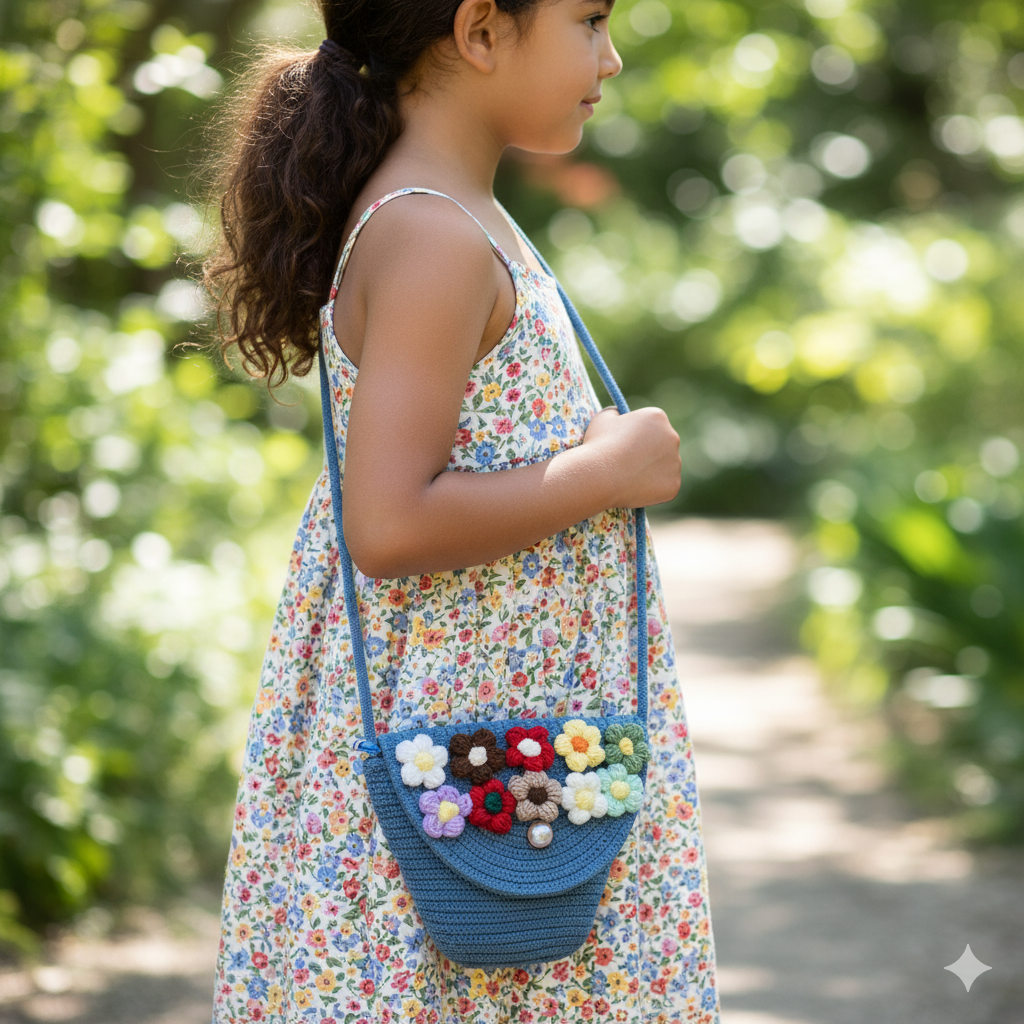 Mini Tote Bag (Blue)