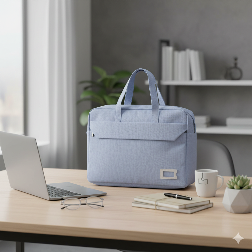 Trendy Light Purple Laptop Bag