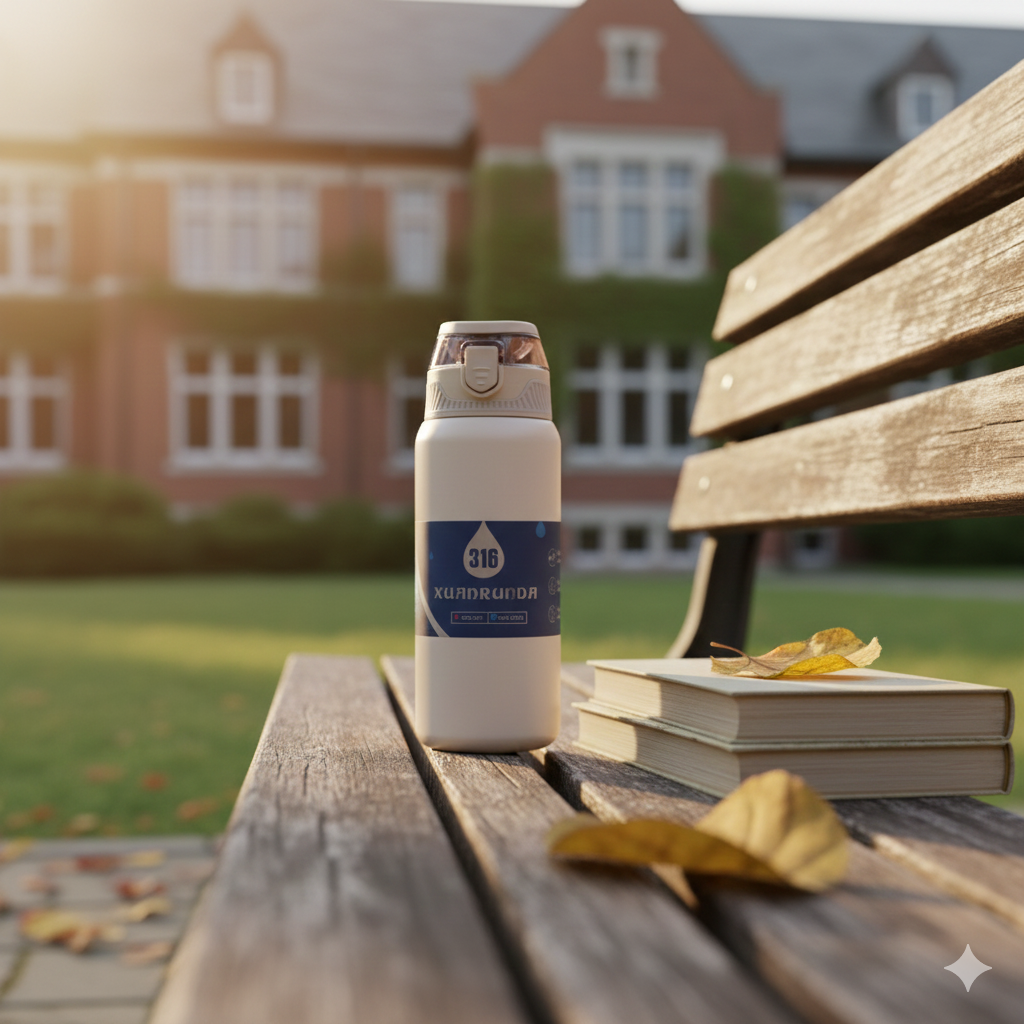 Insulated Sipper Bottle – 850ml (White)