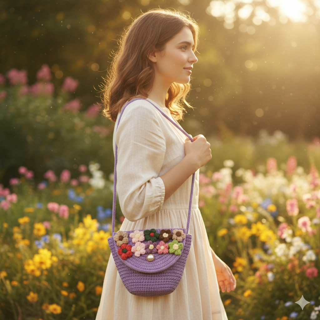 Mini Tote Bag (Purple)