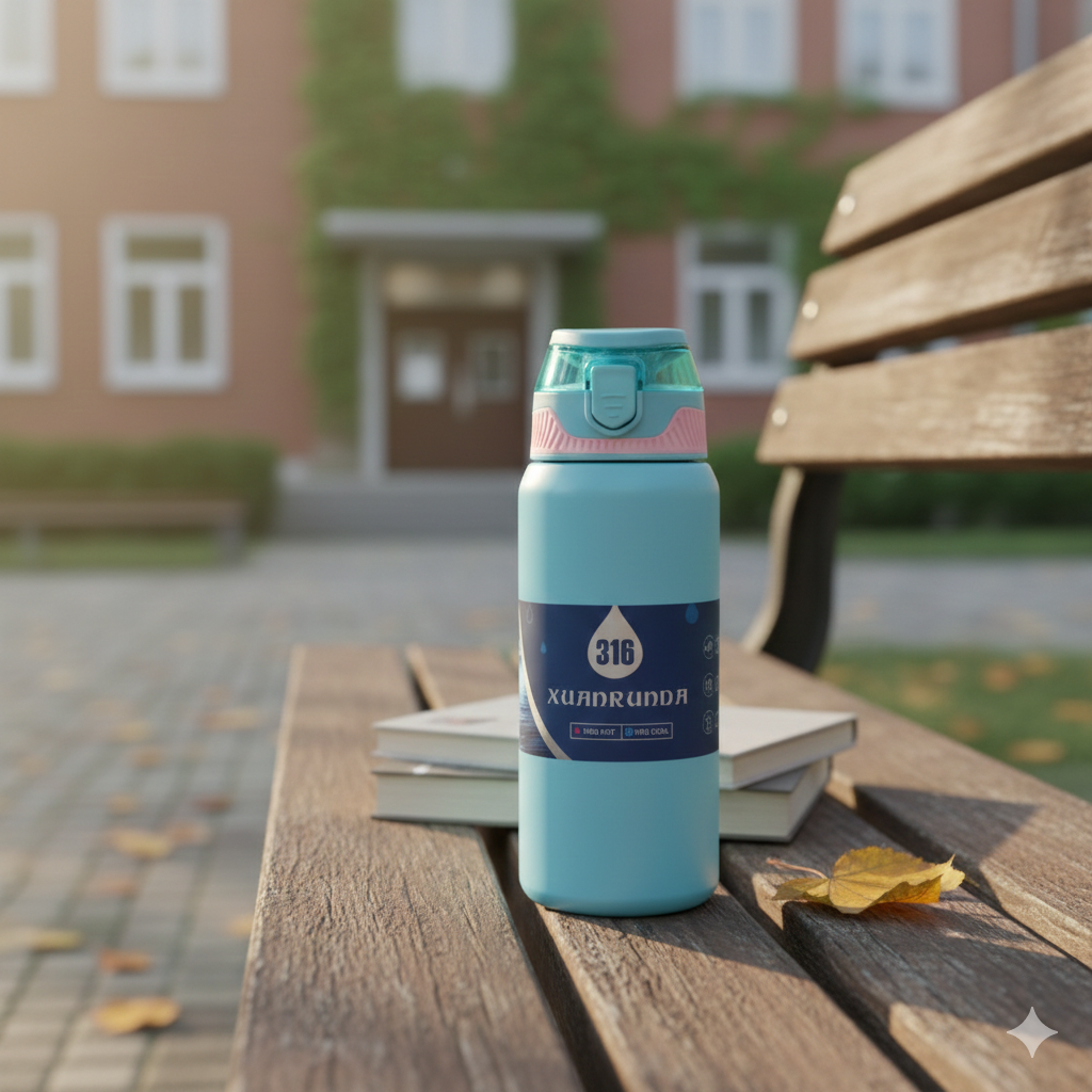 Insulated Sipper Bottle – 850ml (Sky Blue)