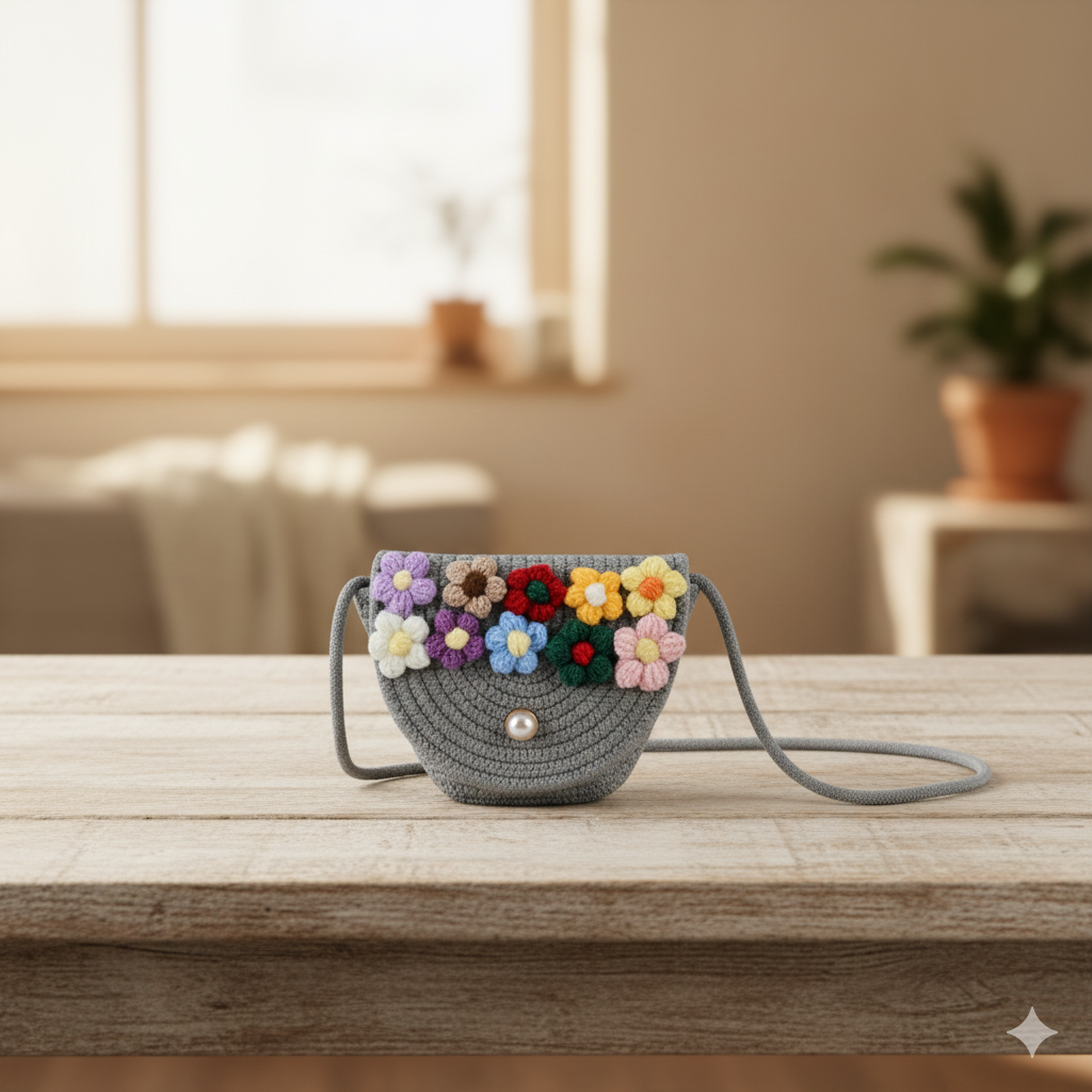 Mini Tote Bag (Grey)