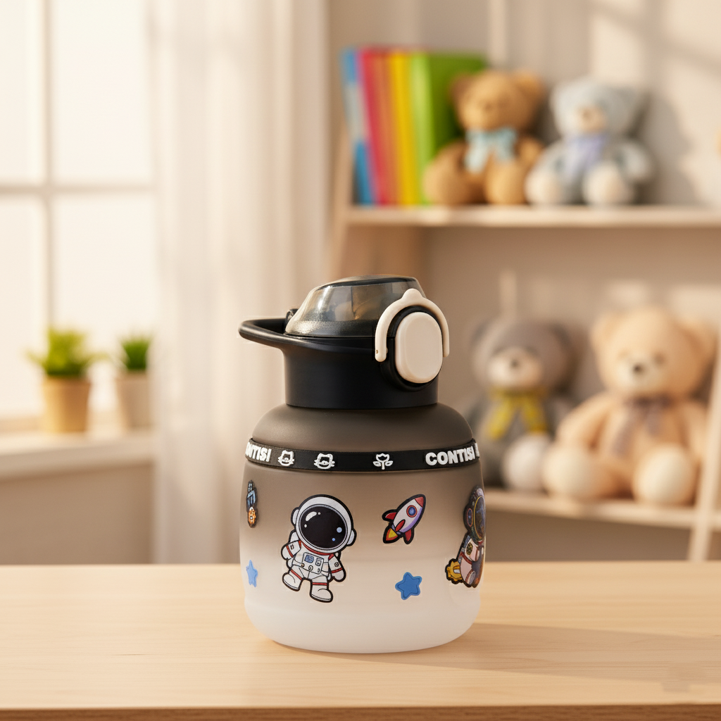 Kids DIY Bottle- 600 ml (Black White)