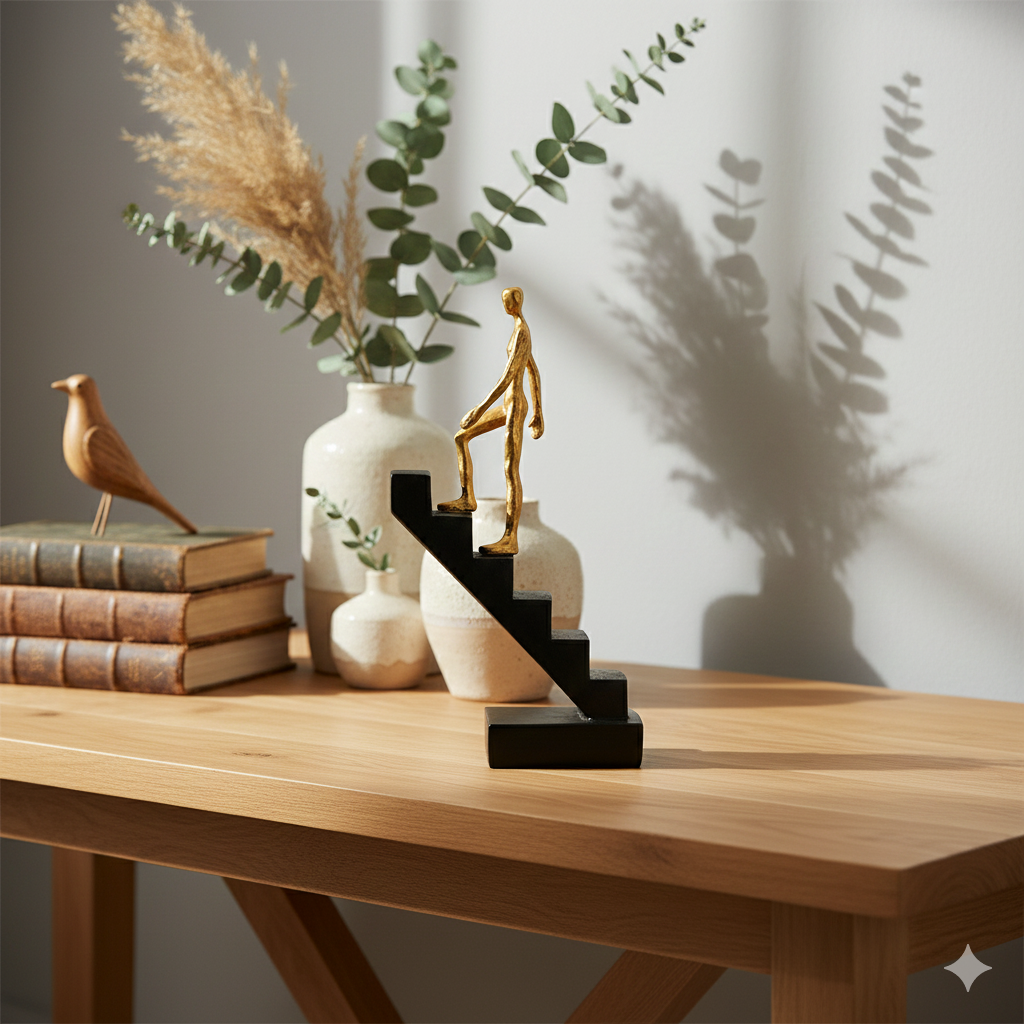 Success Climbing Stairs Figurine