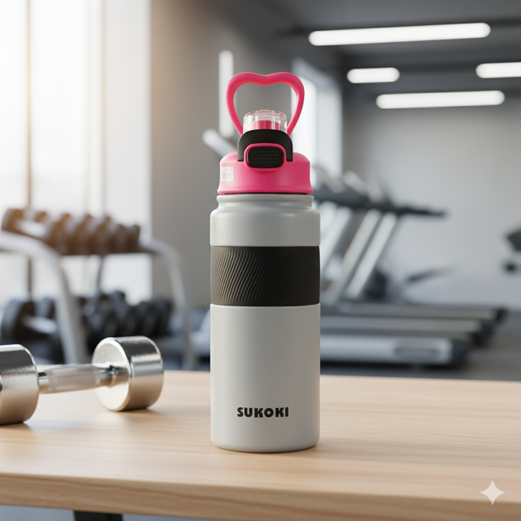 Two Shades Insulated Water bottle (Black Grey)