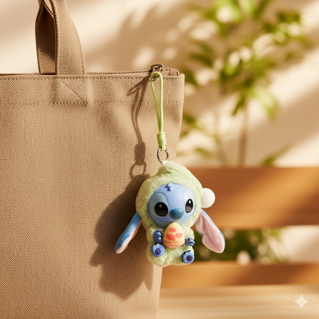 Disney Stitch Keychain (Mint Green)