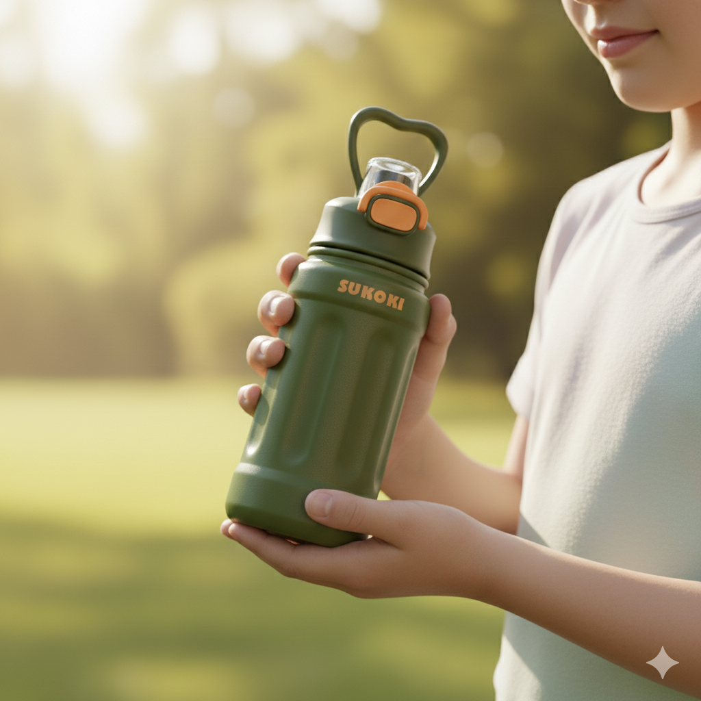 Water Bottle - 800 ml (Olive Green)