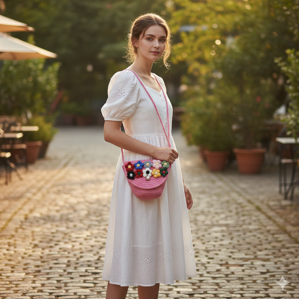 Mini Tote Bag (Pink)