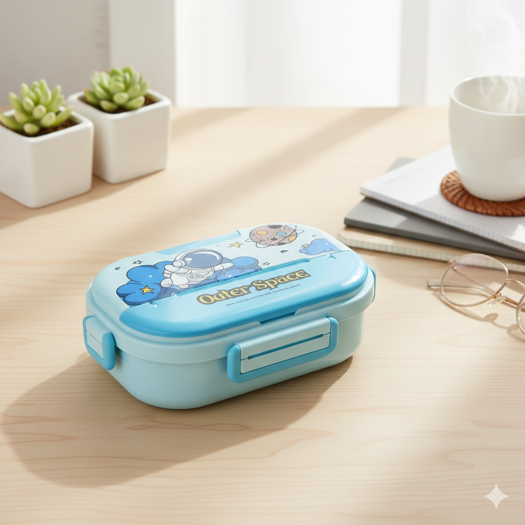 Space Lunch Box (Blue)