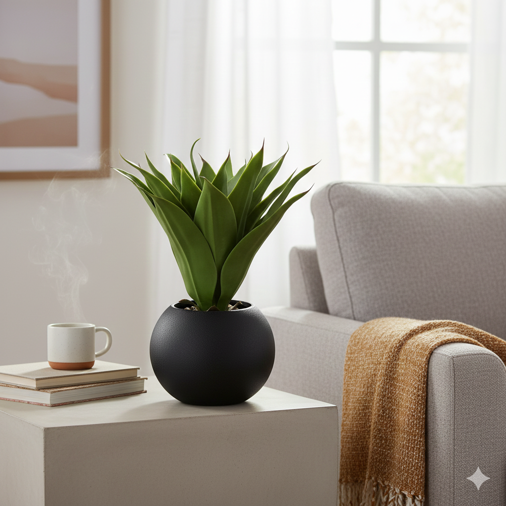 Artificial Planter-Agave Plant