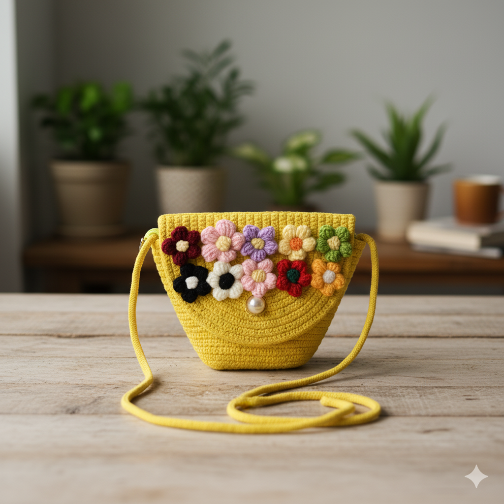 Mini Tote Bag (Yellow)