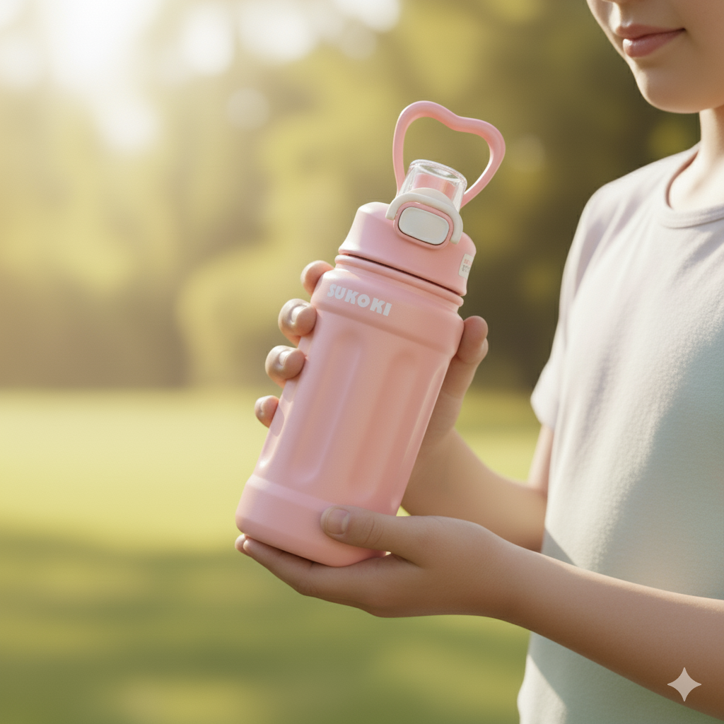 Water Bottle - 800ml (Pink)