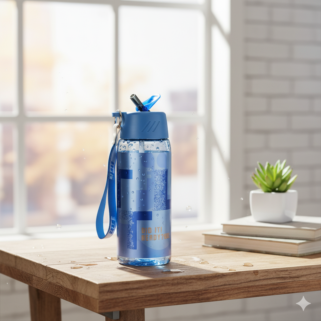Sports Water Bottle (Blue)