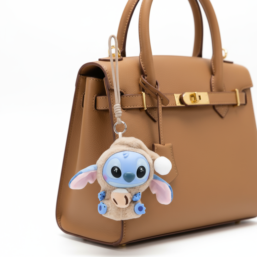 Disney Stitch Keychain (Brown)
